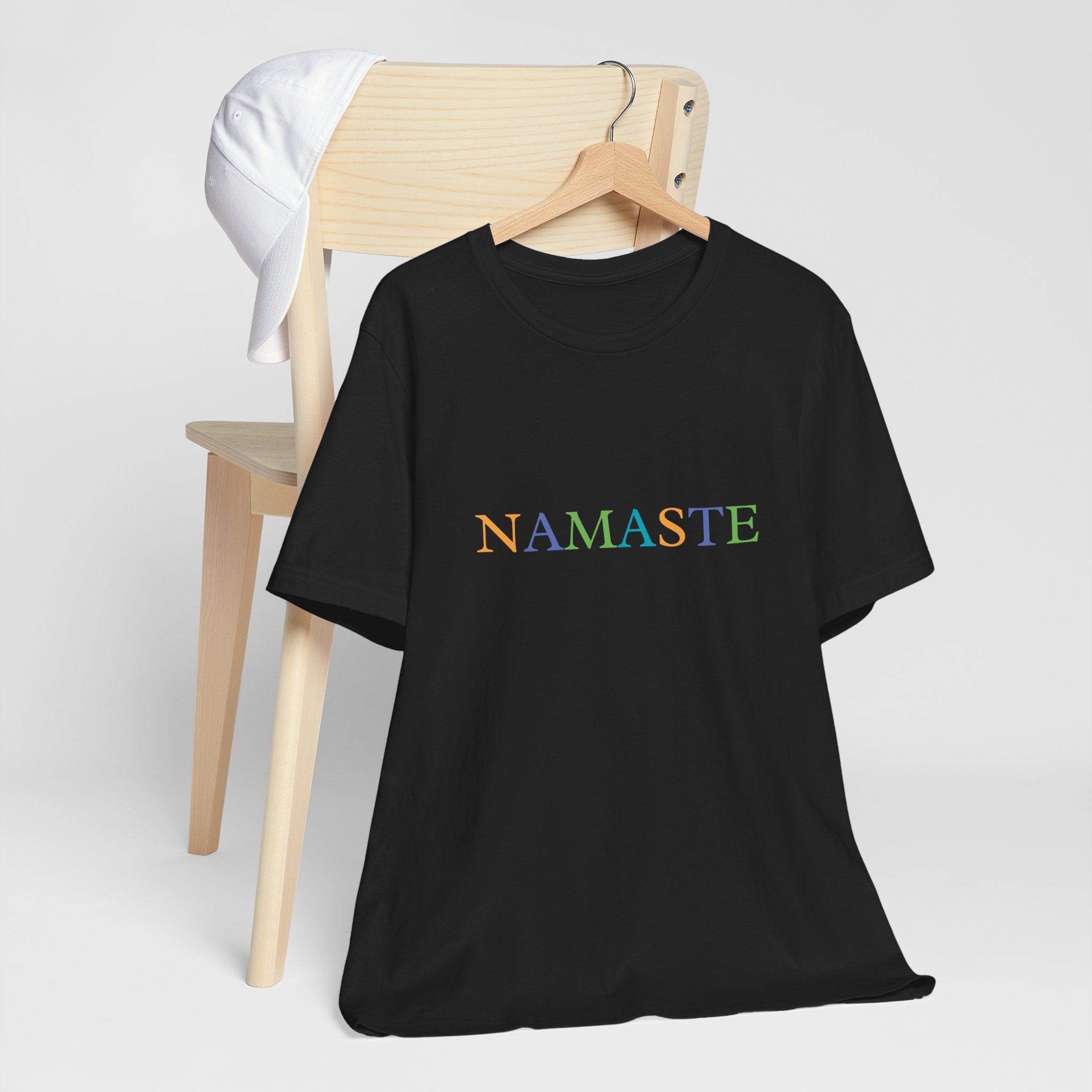 ترامونكيرو NAMASTE قميص تي شيرت للجنسين بياقة دائرية